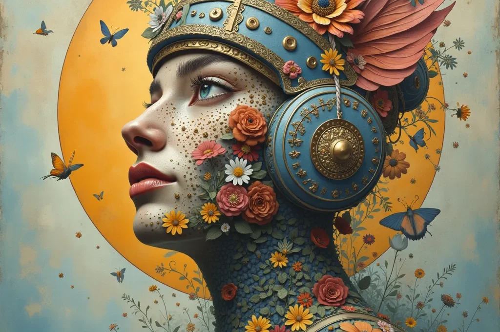 Vue en contre-plongée d'un plafond avec constellation d'étoiles lumineuses créant l'illusion d'un ciel nocturne